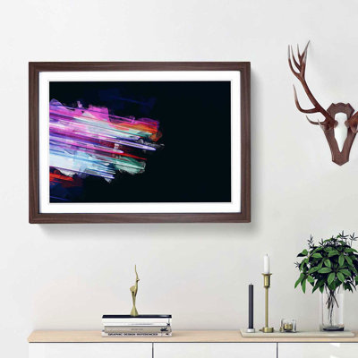 Speeding Through in Abstract - Framed Print