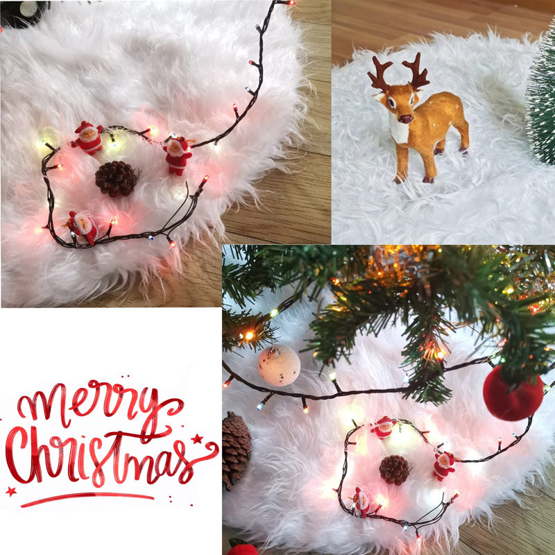 Faux Fur Tree Skirt
