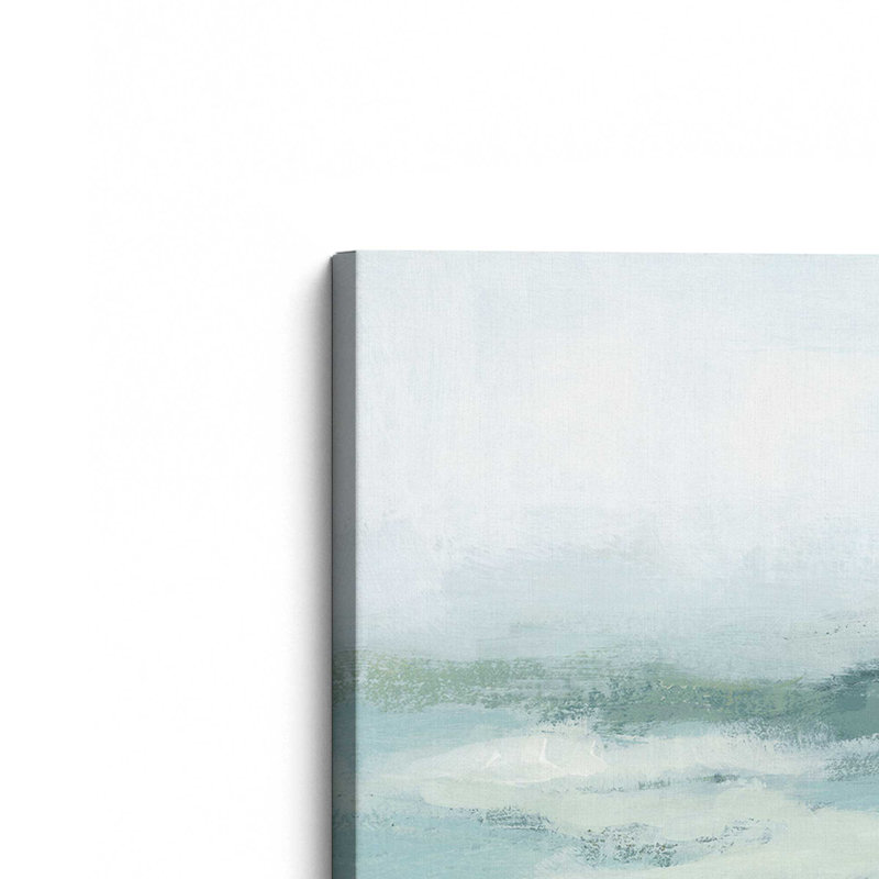 «Gentle Aqua Ocean I», reproduction sur toile tendue, H 12 po x l 12 po