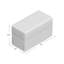 Banc rembourré 100% lin Anik