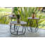 Table de chevet Jackaline, base en fer-1999284988