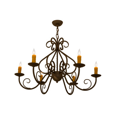 Greenbriar Oak 6 - Light Chandelier