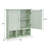Minimalist style bathroom wall cabinet with 2 doors and adjustable shelves-71780610