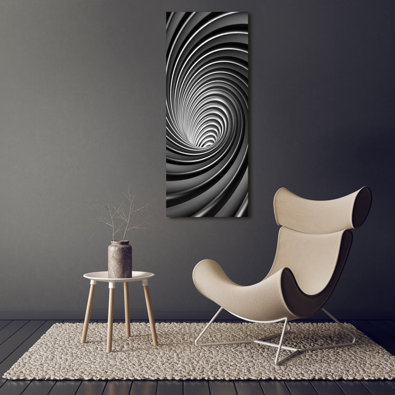 Swirl Abstraction - Wrapped Canvas Print