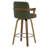Upholstered Swivel Counter & Bar Stool with Armrest (Set of 3)-1924497553-1924497555