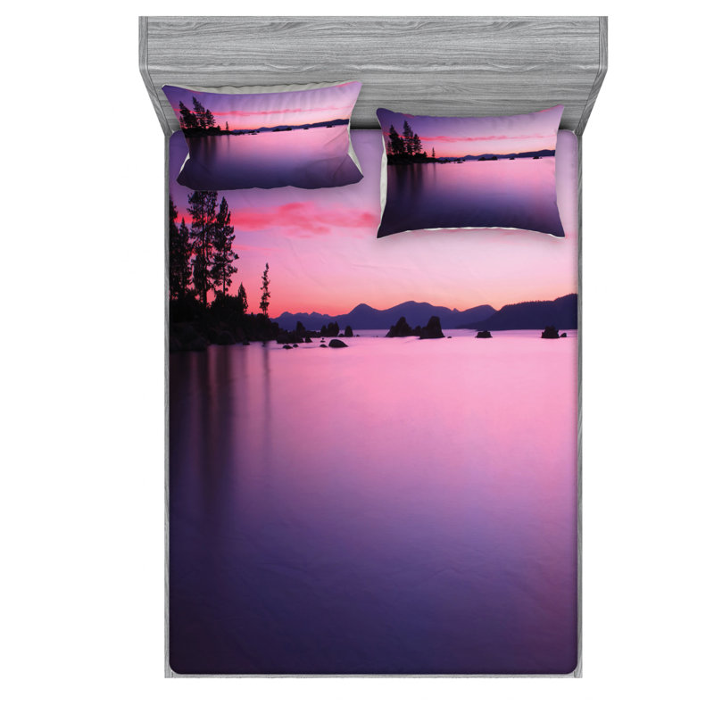 Microfiber Sheet Set, Full Sheet Set with Fitted Sheet