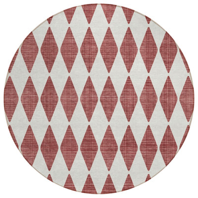 Loreen Washable Geometric Indoor / Outdoor Rug