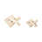 Set Of 2 7/10" Nuptse Objects, Natural
