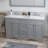 Chamiya 60 " W Freestanding Standard 2 Double Vanity Bathroom Vanity With Carrara Marble Top-343898123