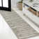 Colline Berber Stripe Shag Gray/Ivory Rug