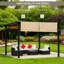 Abri de patio en métal Pergola 12 pi x 10 pi