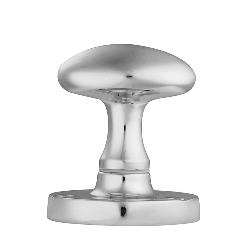 Victorian Double Dummy Door Knob, Polished Brass