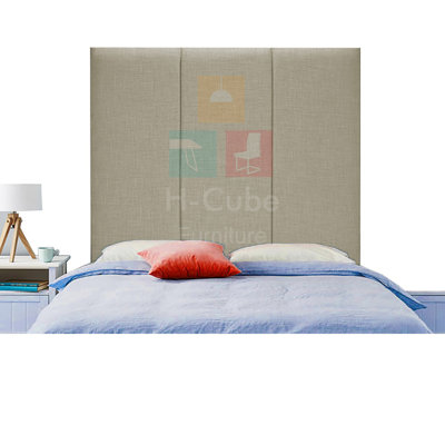 Alton Upholstered Linen Panel Headboard