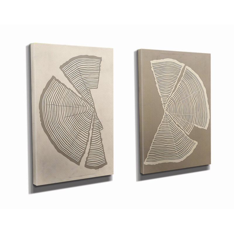Stunning Decorative Canvas Paintings (2 Pieces), 11.8 x 15.7 inches Each | 50% Cotton / 50% Polyester, Digital Printing on Canvas | Elegant Wooden Frame (0.8 x 1.2 inches) | Perfect for Home Decor & Art Enthusiasts