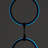 Nova 24 in. Ring Lights Novelty Integrated LED Arched Table Lamp with Built-In Color Options