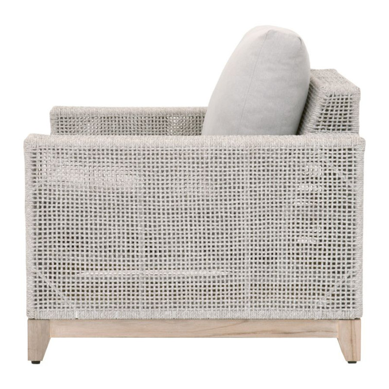 Woven Teak Outdoor Lounge Chair