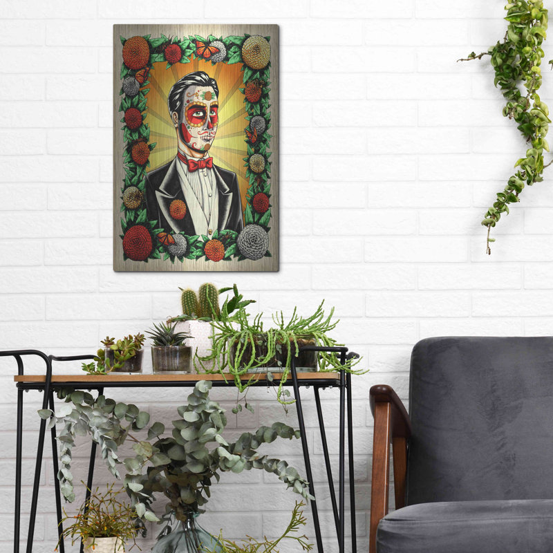 " Muerto Groom " by Nicholas Ivins, 16" H x 12" W 