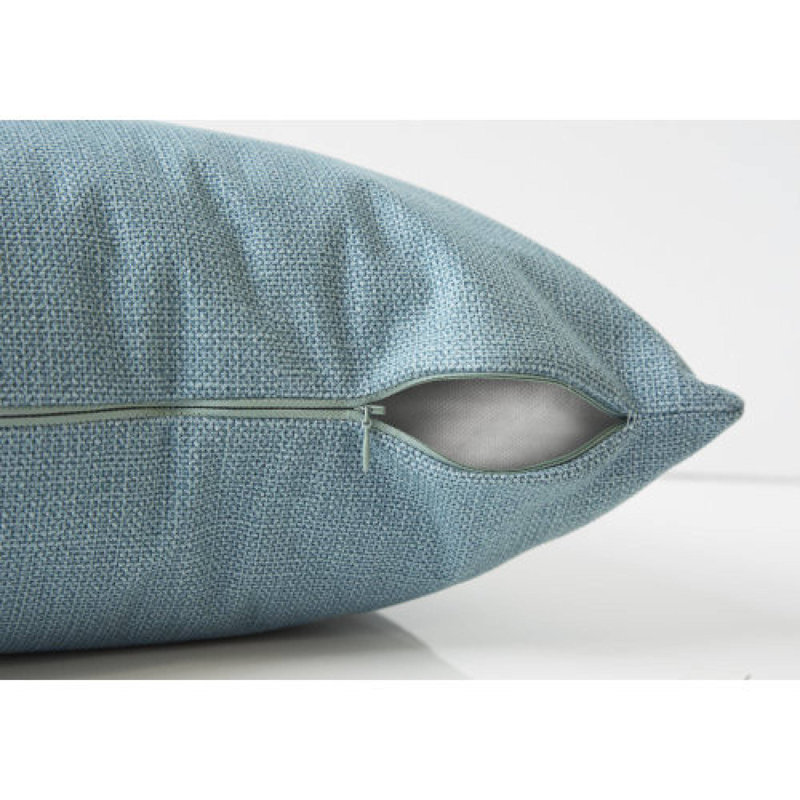 Coussins décoratifs modernes vert clair 18 x 18, insert hypoallergénique en polyester inclus pour le canapé du salon, la chambre et le patio