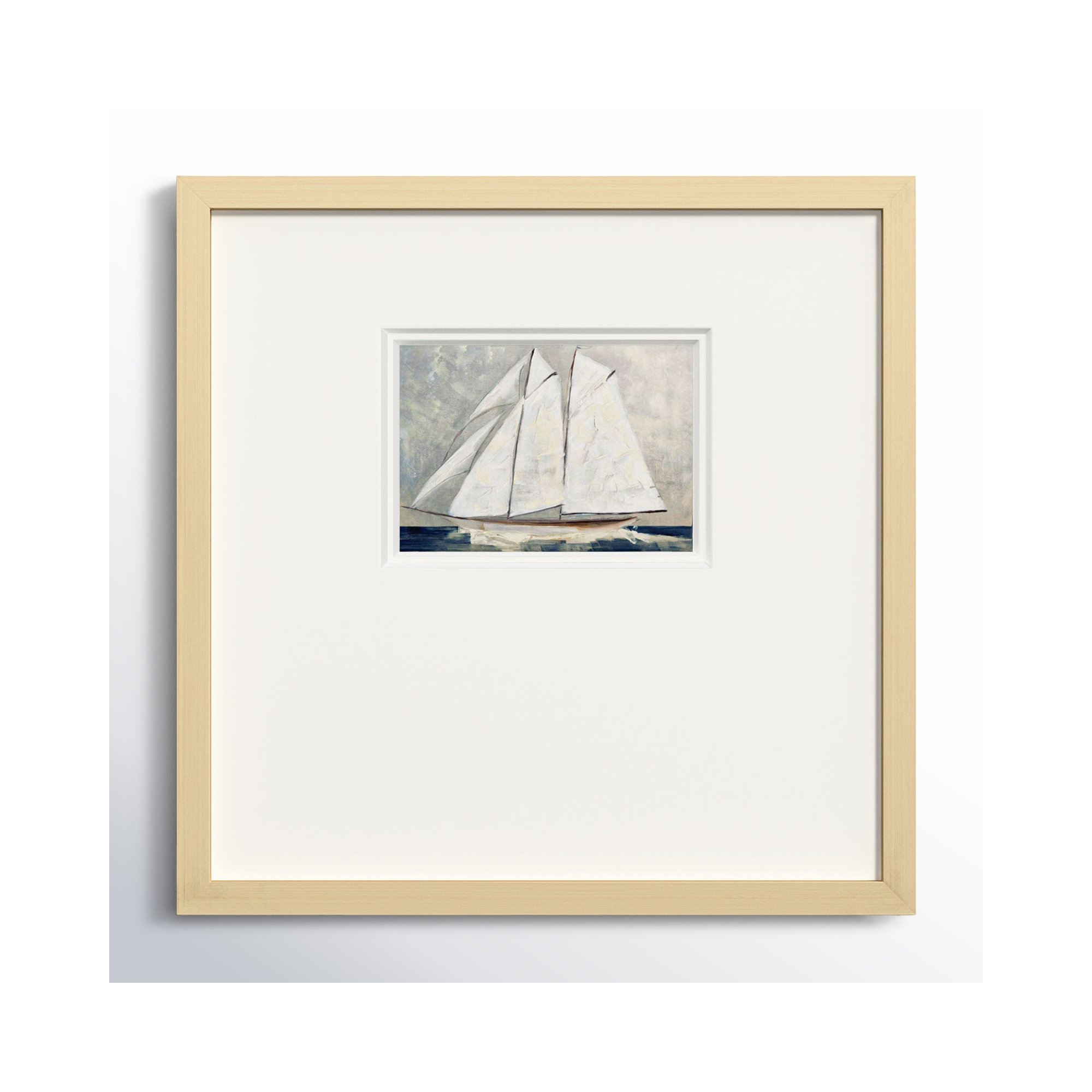 Setting Sail, 16" H x 16" W x 1" D