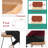 Adjustable Height Counter Stool with Metal Frame