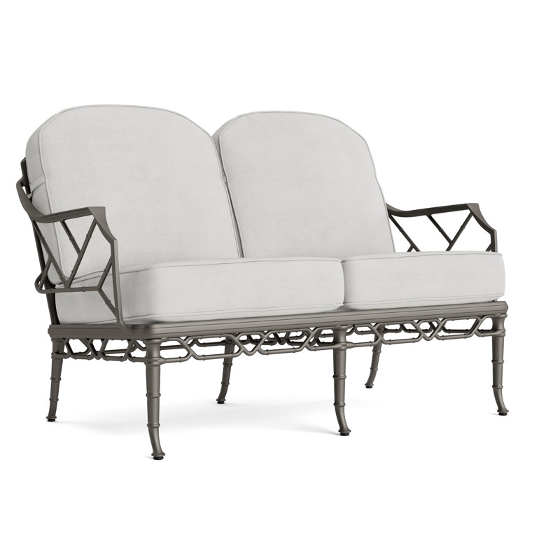 Calcutta Outdoor 2 - Seat Loveseat, Fusion Dove, Mica