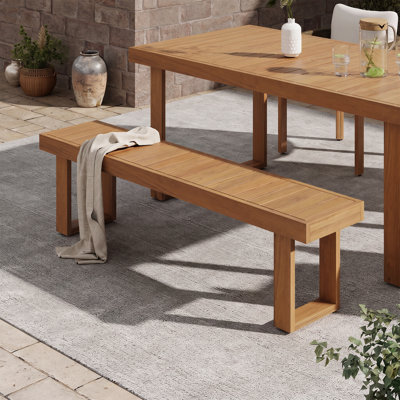 Banc de patio en acacia Mirella
