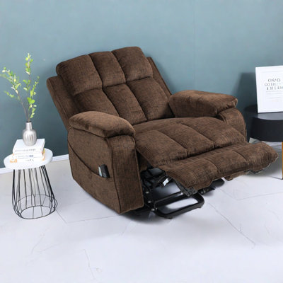 Lay Flat Power Lift Recliners, Chenille Modern Storage Chair For Home