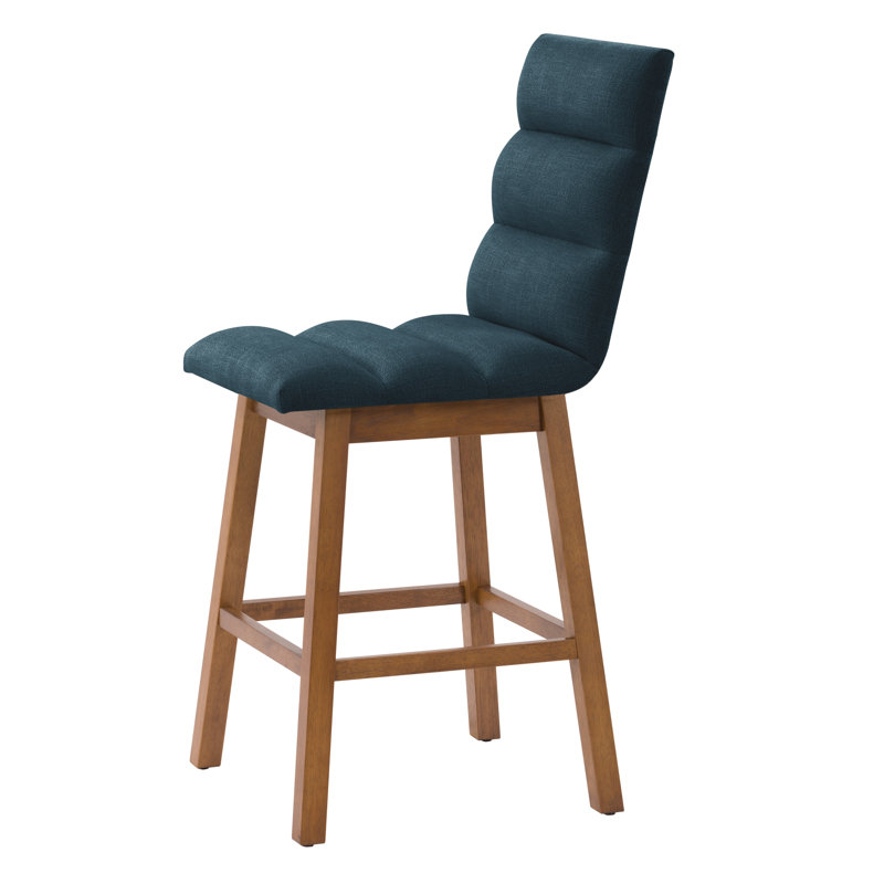 Tabouret de comptoir 26,75 po Aodhi, Bleu marine