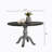 Iris Round Pedestal Wood Dining Table