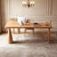 Bureau en bois massif en L Burlywood