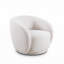 Fauteuil demi-tonneau rembourré Boucle-1232013784