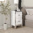Elegant High Gloss Nightstand With Metal Handle-138913786