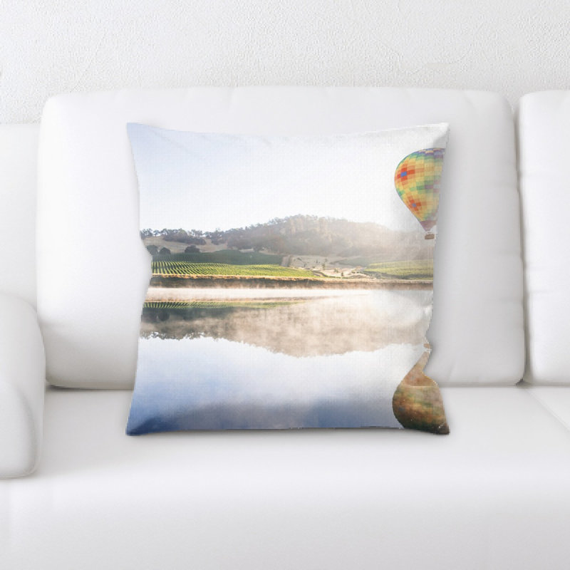Microsuede Reversible Throw Pillow