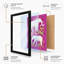 Symmetrical Elephants and Bloom Eclectic 1 Piece Single Picture Frame Wall Art-136648022-136648023