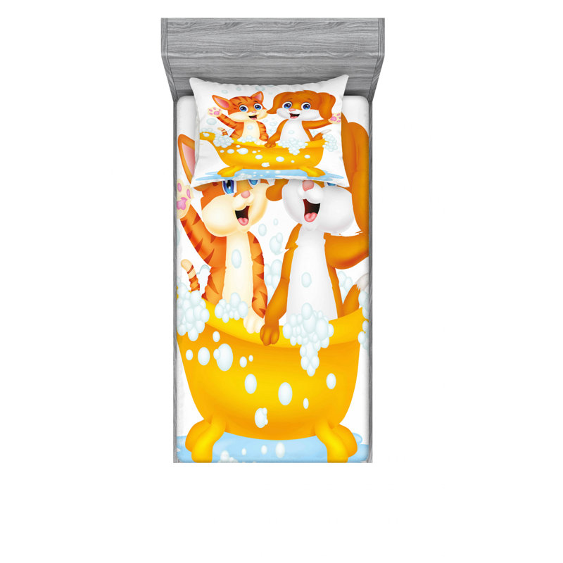Ensemble de draps Coon, Ensemble de draps pour lit simple avec drap-housse