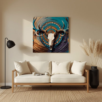 Art mural en métal noir Southwestern Animals