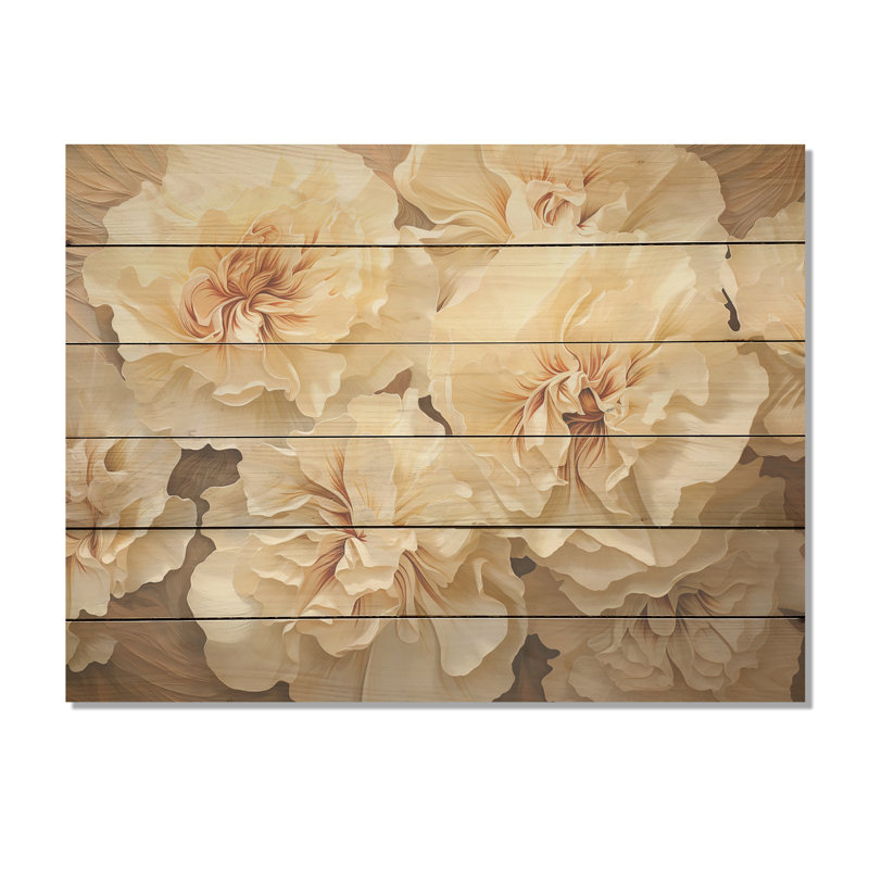 Minimalisme, œillets, art mural sur bois de pin naturel, H 24 po x l 32 po
