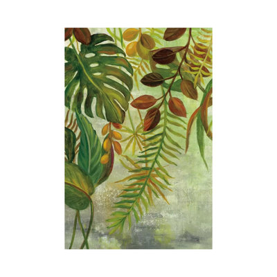Tropical Greenery I by Silvia Vassileva - Wrapped Canvas Painting