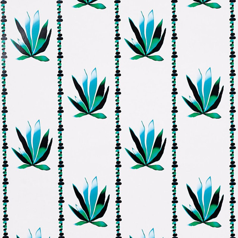 Papier peint Schumacher x Peg Norriss, Lanai