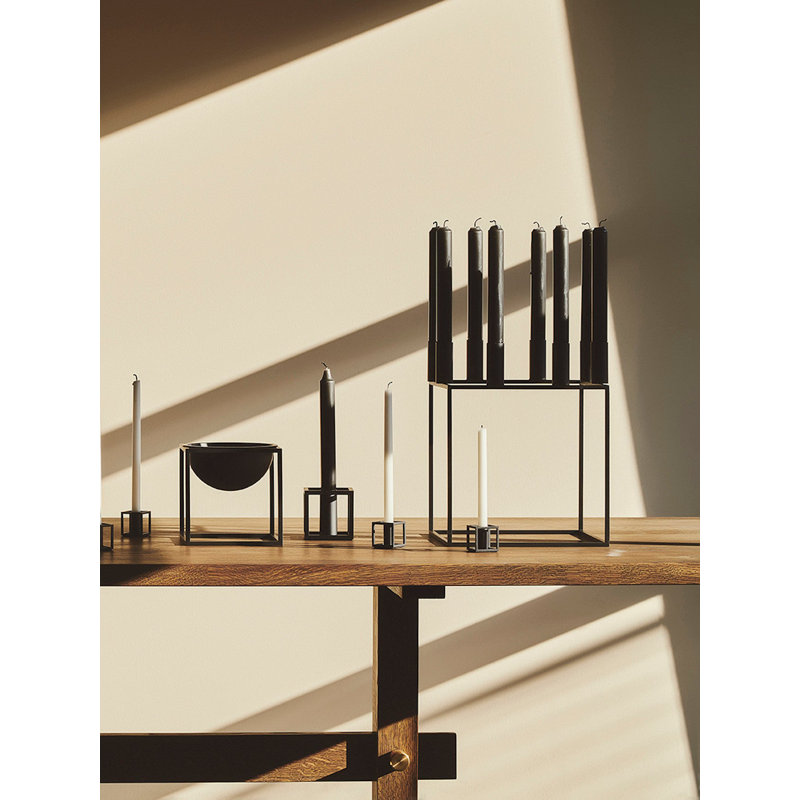 Kubus Candelabra, Black