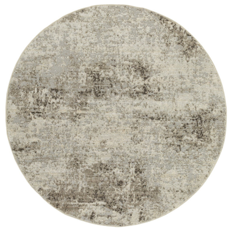 Grey Abstract 7Mm Thick Anti Shed Rug, Stain Resistant Modern Rug For Bedroom, & Living Room, Rectangle 200 x 300 cm