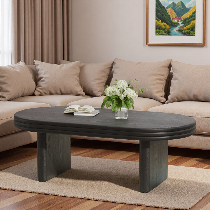 Table basse Mid Century Modern, Black