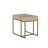 North Side Solid Wood Top End Table with Storage