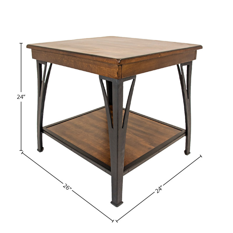 Table de bout 24 po Lizbeth, cuivre