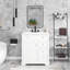 Meuble-lavabo simple 30 po avec comptoir en céramique