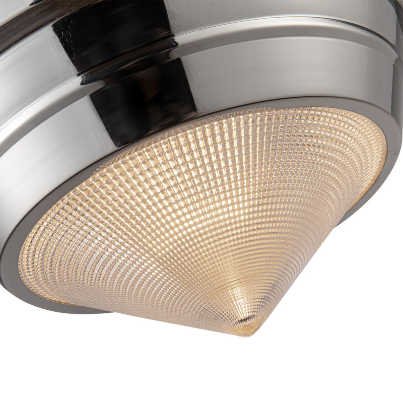 Willard 1 - Light Flush Mount, Polished Nickel
