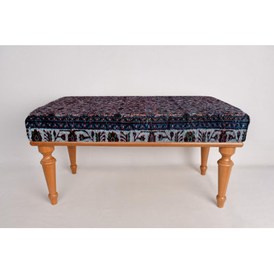 Banc de porte d'entrée, banc de table de salle à manger, banc de repose-pieds, banc rembourré, banc de tapis turc, banc Kilim, banc de décoration intérieure, banc fabriqué à la main