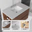 Meuble-lavabo flottant avec comptoir en marbre de culture et tiroir à fermeture en douceur-1993663127