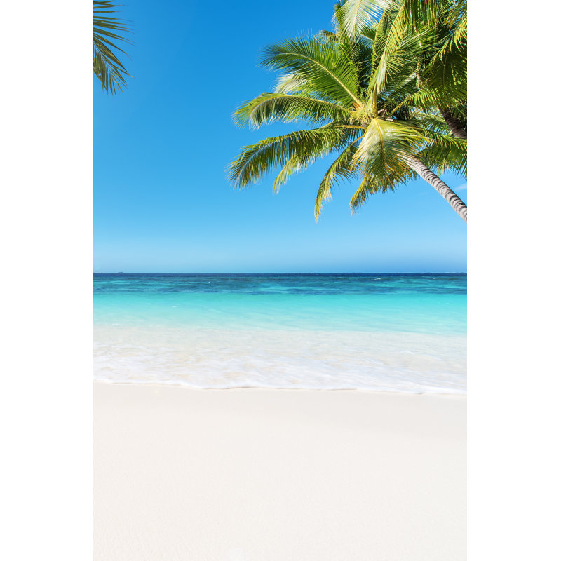 Tropical Beach by LiuNian - No Frame Art Prints on Canvas, 76cm H x 51cm W