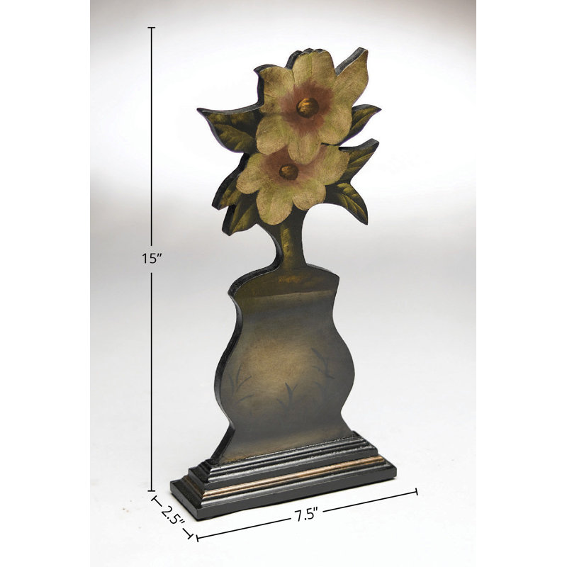Floral Silhouette Sculpture